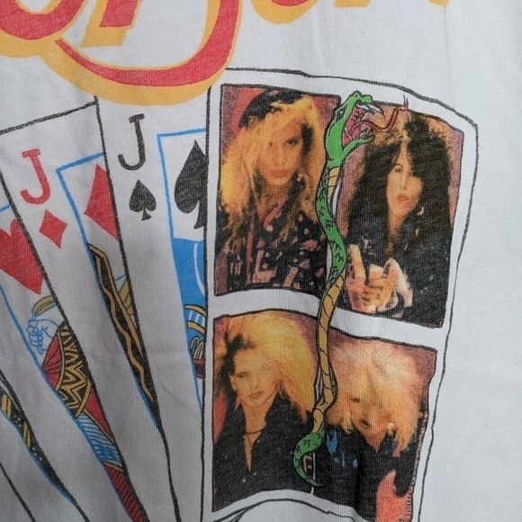 DAYDREAMER Poison Skull Playing Cards Graphic Band Tee NEW Size S - Picture 5 of 8